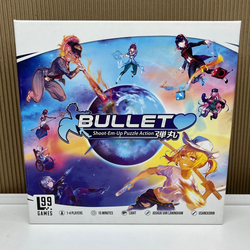 Bullet Heart Board Game Level 99 Games Shoot-Em-Up Puzzle Action Anime Strategy